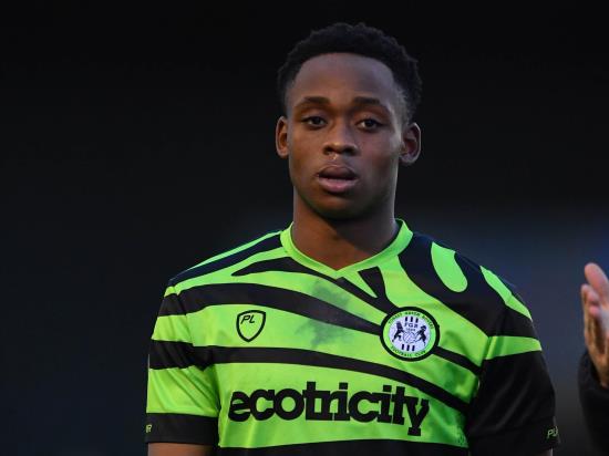 Forest Green hold on for victory after serious Udoka Godwin-Malife injury