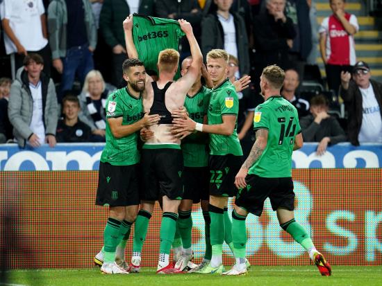 Sam Clucas scores at former club Swansea as Stoke ease to away win