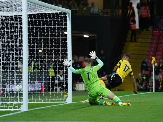 Late Ashley Fletcher goal takes Watford through at Crystal Palace’s expense
