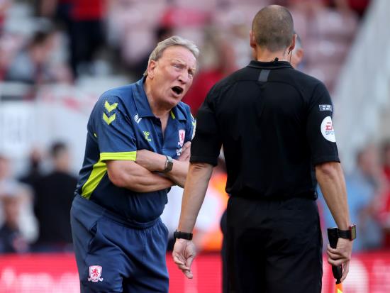 Neil Warnock and Tony Mowbray can’t understand red cards in Boro-Blackburn draw