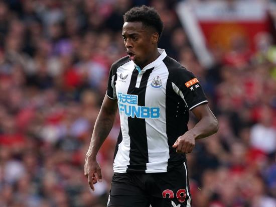 Newcastle midfielder Joe Willock available for home clash with Leeds