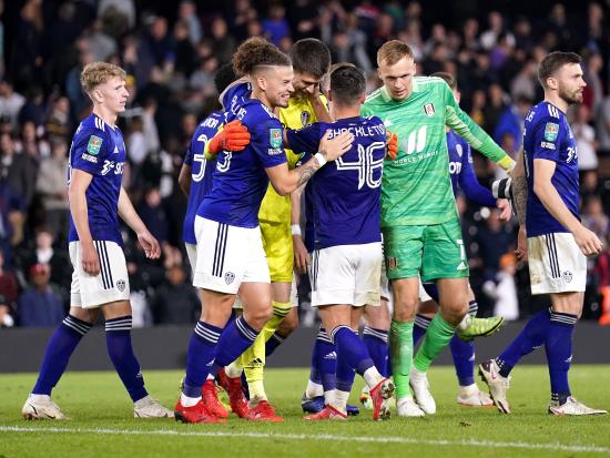 Leeds edge past Fulham with shoot-out success