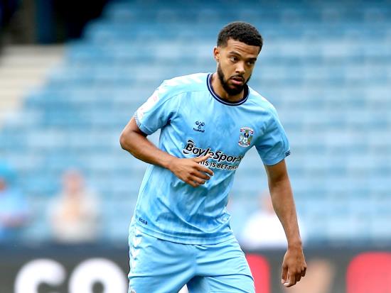 Coventry defender Jake Clarke-Slater doubtful for clash with Peterborough