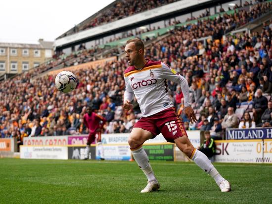 Charles Vernam back for Bradford’s clash with Rochdale