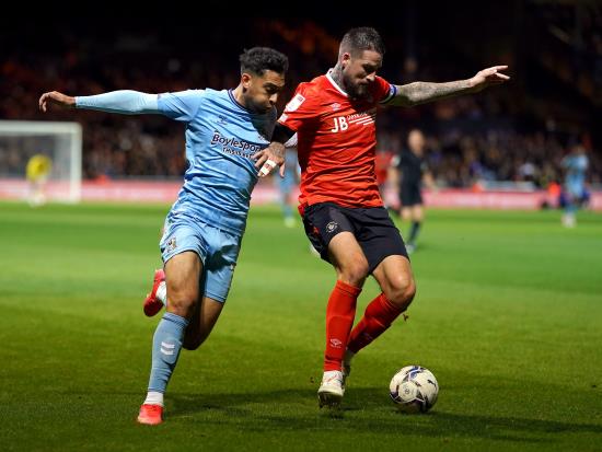 Luton could be unchanged from big Coventry win as they host Huddersfield
