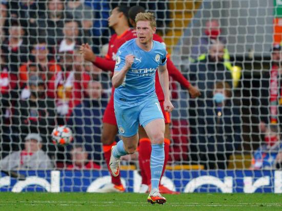 Kevin De Bruyne earns point for Man City after moment of Mohamed Salah magic