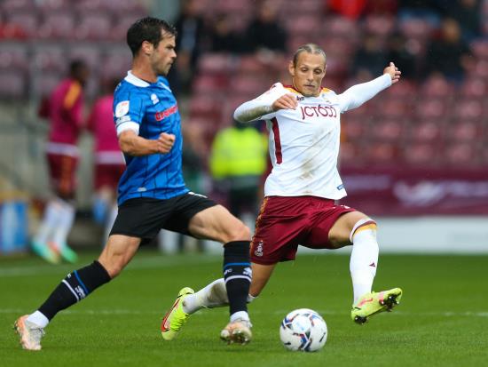 Oscar Threlkeld available for Bradford’s clash with Bristol Rovers