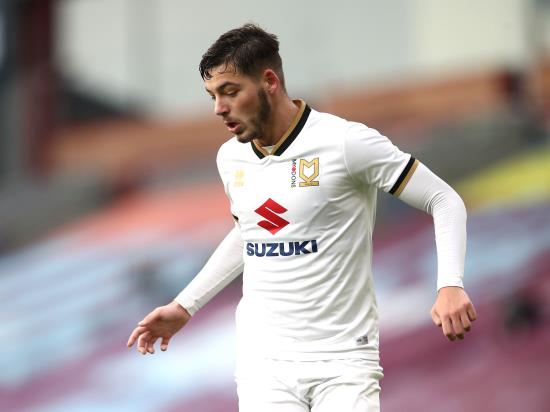 MK Dons will be without suspended Daniel Harvie for the visit of Rotherham