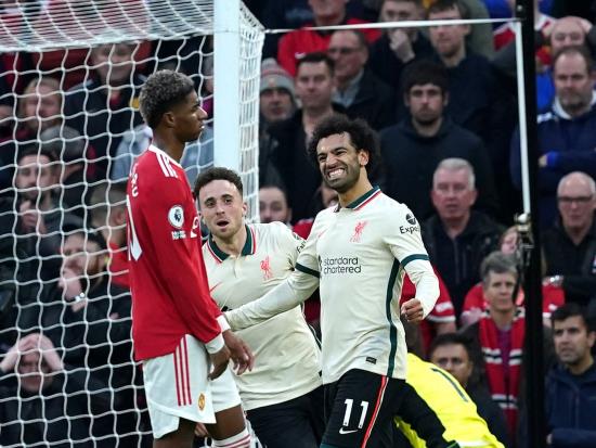 Mohamed Salah nets hat-trick as rampant Liverpool claim record win at Man Utd