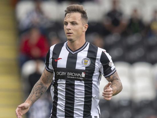 Eamonn Brophy’s late brace earns St Mirren a point at Motherwell