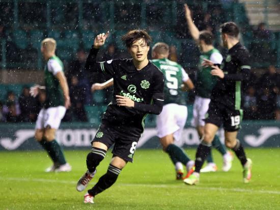 Celtic move within two points of Rangers with win at Hibs