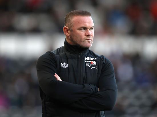 Wayne Rooney laments Derby’s first-half display against Blackburn