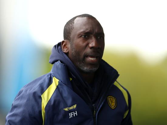 Jimmy Floyd Hasselbaink unhappy with red card call in Burton’s defeat at Wigan