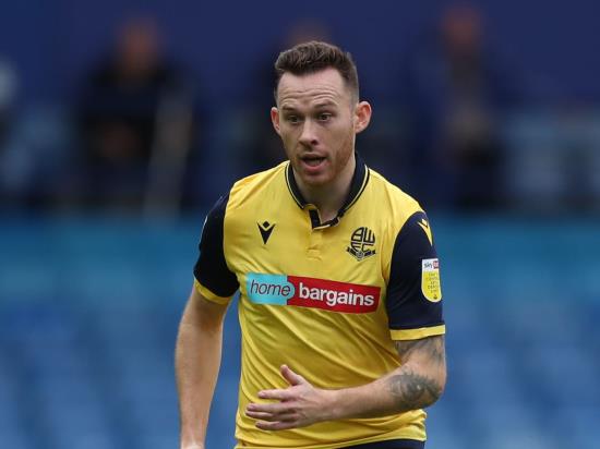 Gethin Jones misses Bolton’s cup clash with Stockport