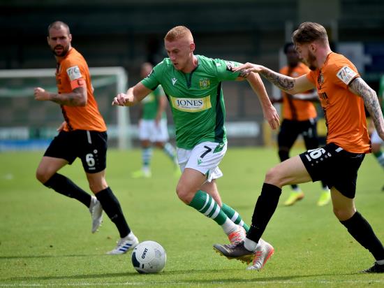 Five-star Yeovil ease past non-league Yate in first round of FA Cup
