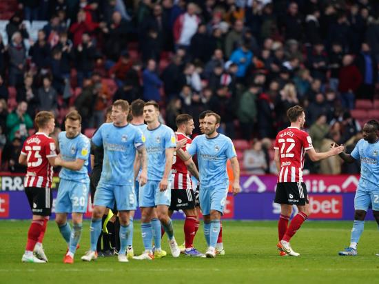 Sheffield United and Coventry each settle for a point in goalless draw