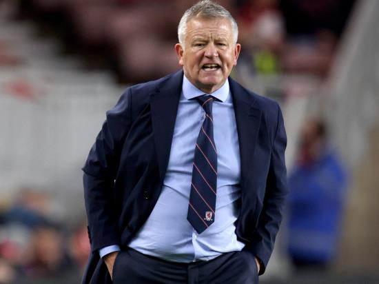 Chris Wilder’s first game in charge of Middlesbrough ends in draw