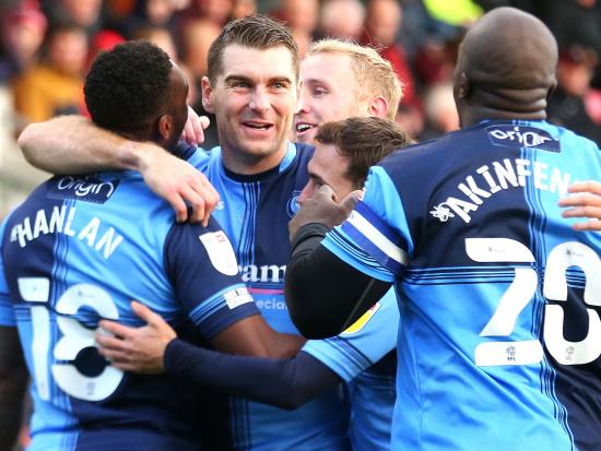 Sam Vokes’ second-half header sees Wycombe return to winning ways against Bolton