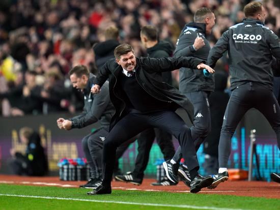 Steven Gerrard ‘couldn’t be more proud’ as Aston Villa reign starts with a win