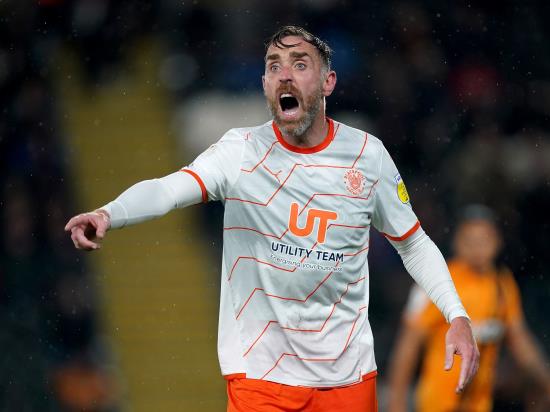 Richard Keogh still missing for Blackpool