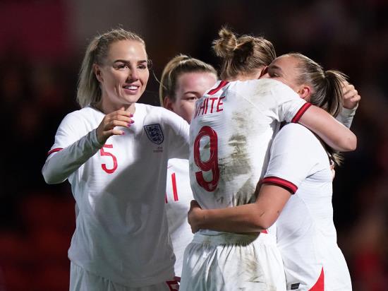 Historic night for Ellen White and England as Lionesses put 20 goals past Latvia