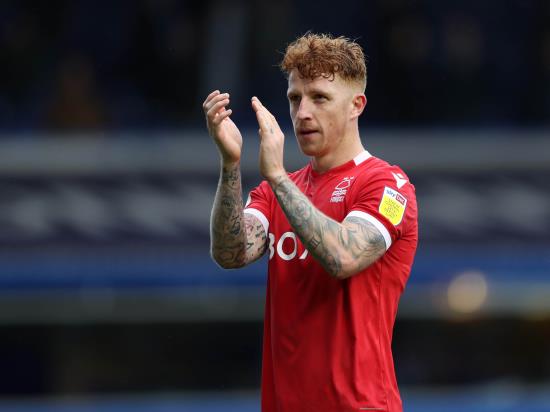 Jack Colback back from suspension as Nottingham Forest face Peterborough