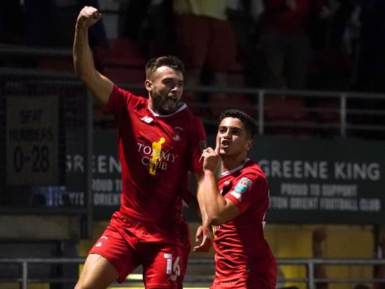 Harry Smith brace helps Leyton Orient ease past Tranmere in FA Cup