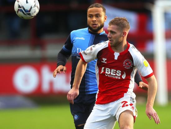 Fleetwood still without suspended Daniel Batty against Gillingham