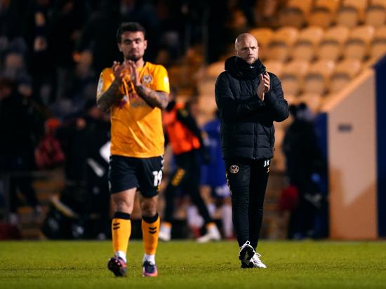 Newport hope Dom Telford fit enough to feature against Port Vale