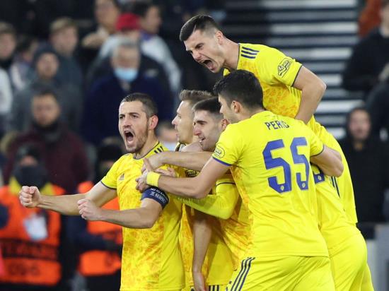 West Ham complete Europa League group campaign with defeat to Dinamo Zagreb