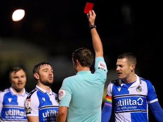 Sam Finley and Cian Harries suspended as Bristol Rovers host Rochdale