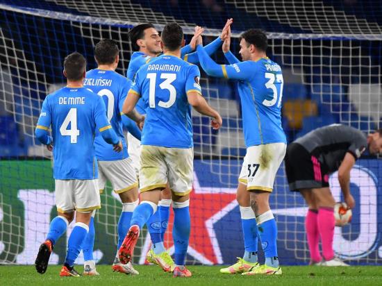 Leicester crash out of Europa League after defeat in Napoli