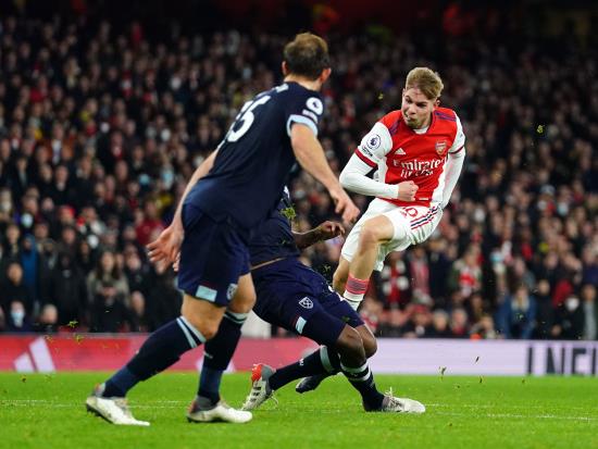 Arsenal 2 - 0 West Ham United: Arsenal into top four as Gabriel Martinelli and Emile Smith Rowe sink Hammers