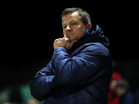 Mark Cooper liked what he saw from Barrow in the first half of their FA Cup win
