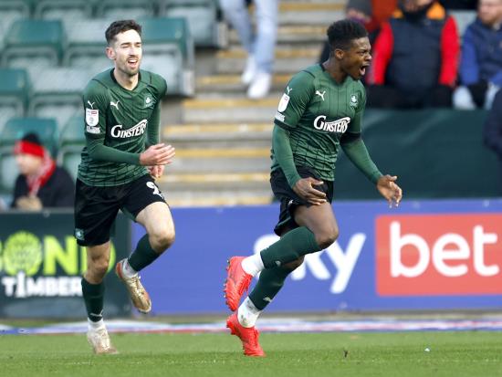 Steven Schumacher claims first win as Plymouth manager in victory over Charlton
