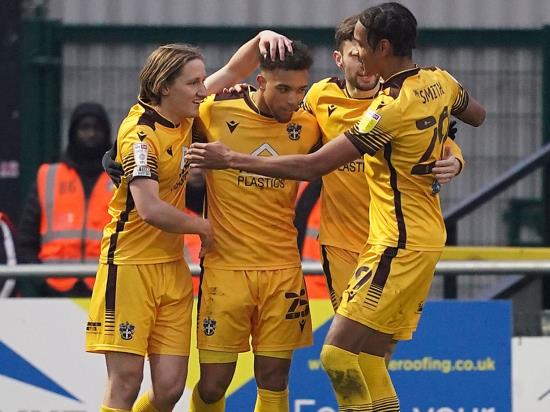 Donovan Wilson fires Sutton to victory over Harrogate and into promotion places