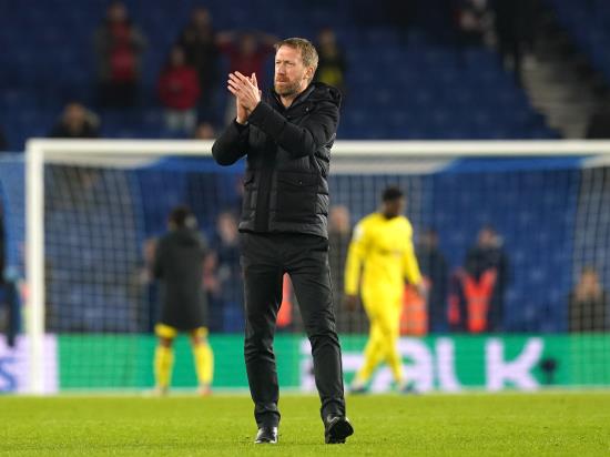 Graham Potter happy to turn the page on Brighton’s winless run