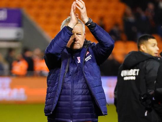 Chris Wilder delighted with battling spirit as Boro snatch late win at Blackpool