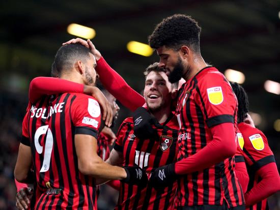 Bournemouth cruise to routine win over 10-man Cardiff