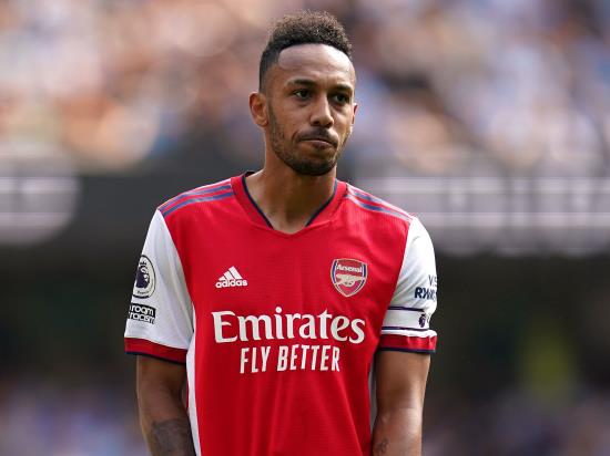 Pierre-Emerick Aubameyang misses out again as Arsenal host Manchester City