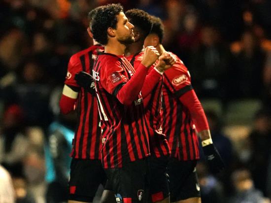 Emiliano Marcondes hat-trick sends Bournemouth into fourth round