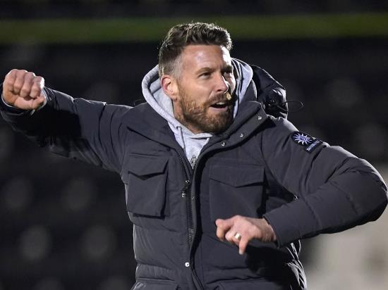 Rob Edwards enjoys the moment as Forest Green go nine points clear in League Two