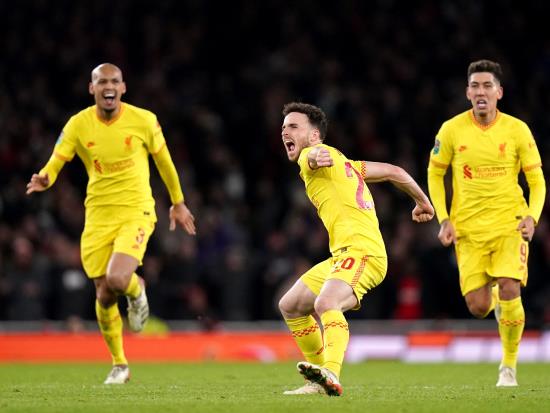 Jurgen Klopp hails ‘world-class’ Diogo Jota as Liverpool reach Carabao Cup final