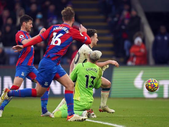 Patrick Vieira critical of decision to award Liverpool penalty against Palace