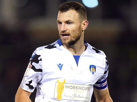Colchester without captain Tommy Smith for Swindon fixture