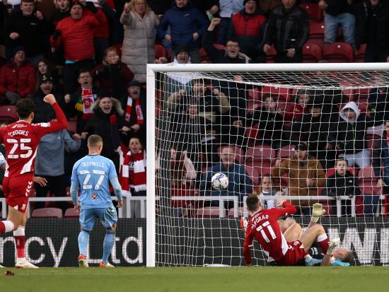 Andraz Sporar gets the only goal as Middlesbrough battle to edge out Coventry