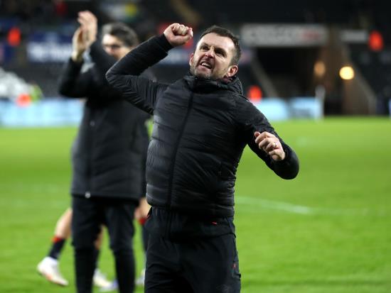 Nathan Jones hails his substitutes as Luton down Swansea