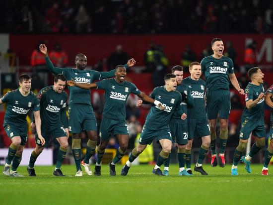 Manchester United 1 - 1 Middlesbrough: Wasteful Man United dumped out of FA Cup as Middlesbrough triumph in shoot-out