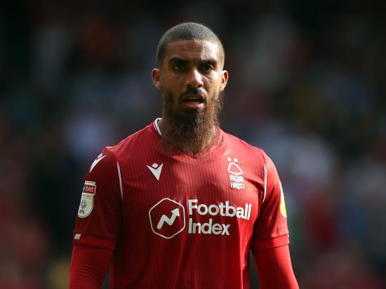 Top scorer Lewis Grabban misses out for Nottingham Forest with ankle injury