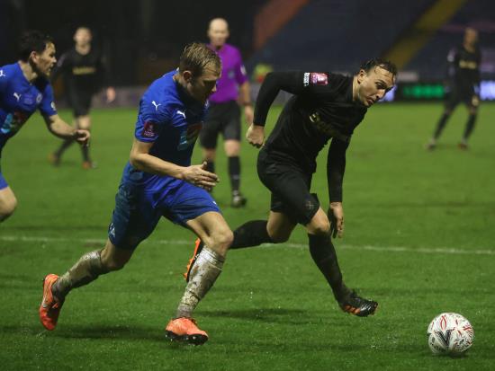 Stockport come from two goals down to rescue a point against 10-man Chesterfield